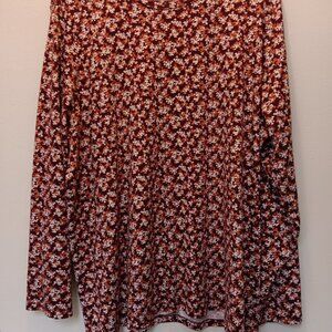 Land's End Long Sleeve Plus Women's Blouse 2X